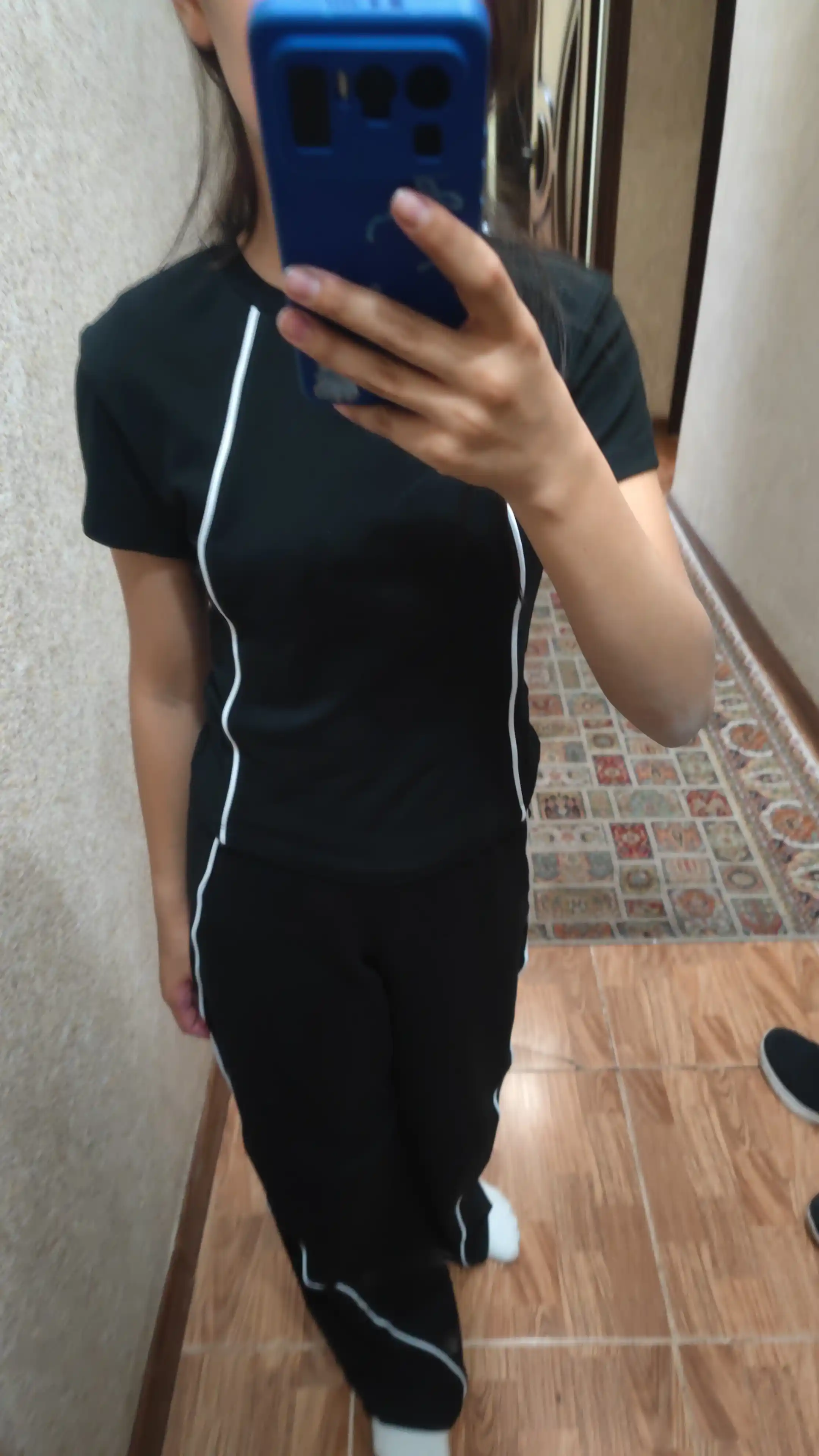 Qizlar uchun Playowo futbolka va shim to‘plami