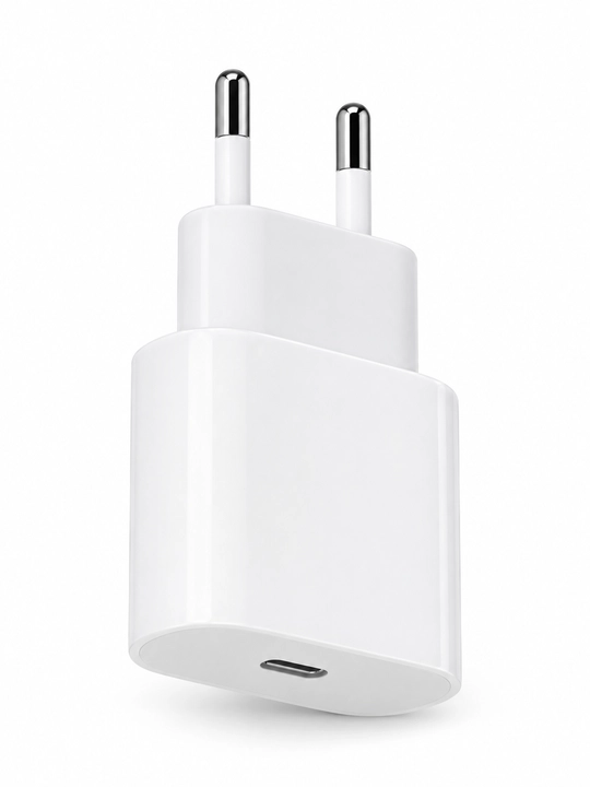 IPhone va iPad uchun 20 Vt quvvatli Apple USB-C tarmoq quvvatlagichi, oq