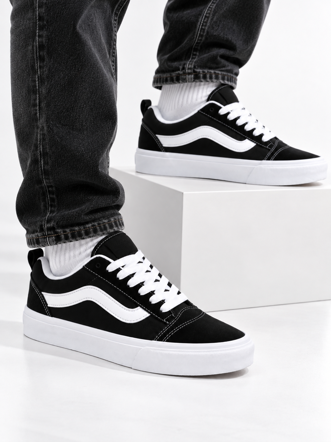 Ayollar, erkaklar, o'smirlar kedalar, Vans Knu Skool x Potato, sport, 36-44