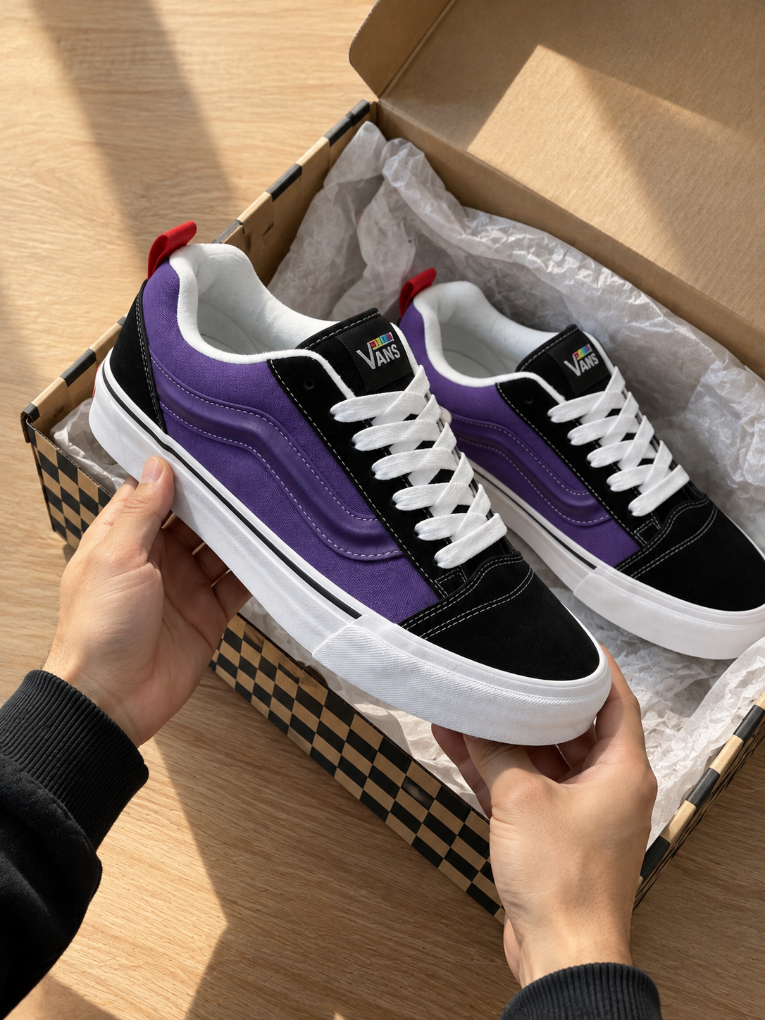Ayollar, erkaklar, o'smirlar kedalar, Vans Knu Skool x Potato, sport, 36-44 - 