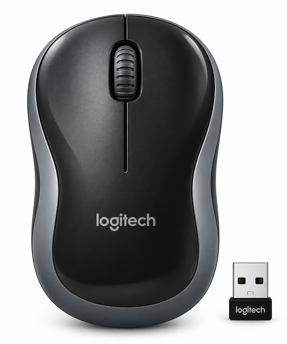 Logitech M186 sichqonchasi, simsiz, USB