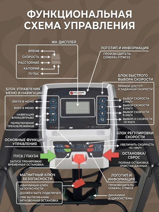 Беговая дорожка GF-5030M