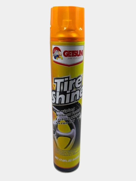 Getsun Tire Shine 840 мл — Чернитель шин автомобиля, средство для придания блеска резине - 