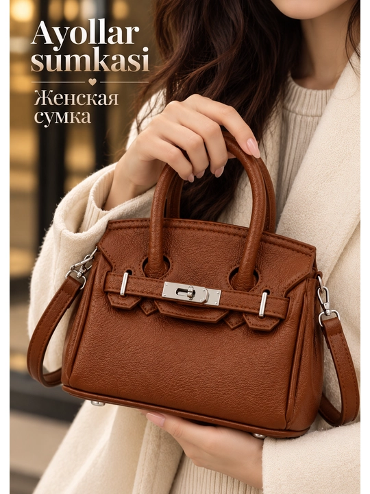 Premium ayollar sumkasi, qo'l va yelkaga taqiladigan sumka, klassik elegant handbag