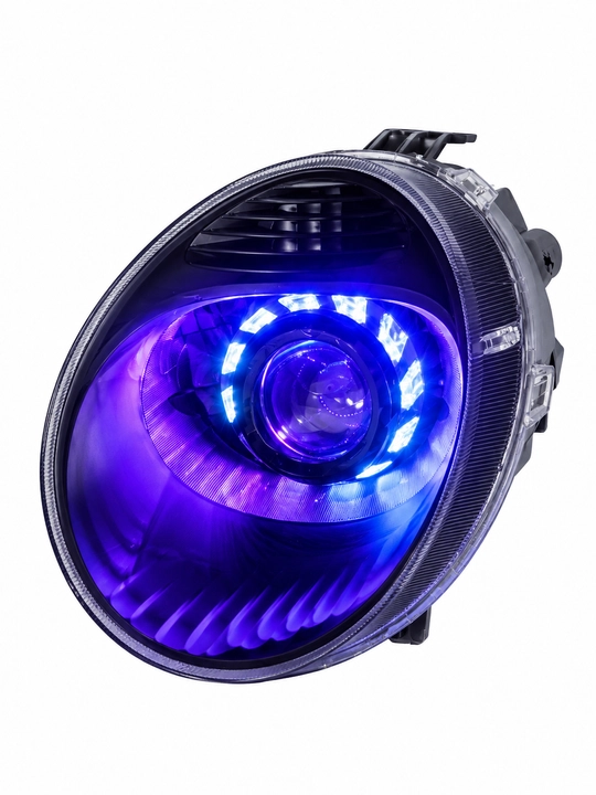 Фары Bi-LED для Chevrolet Matiz, Zimmer R50 80W, 3 дюйма, RGB-маска, тюнинг оптика