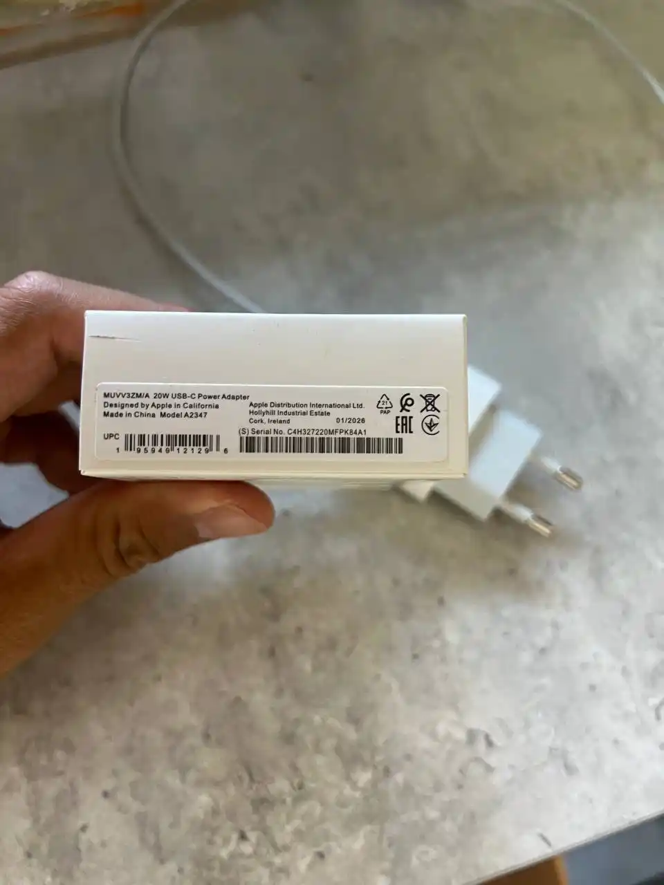 Зарядка для iPhone 20W быстрое зарядное устройство USB-C iPhone 11 ,12,13,14,15,16,17