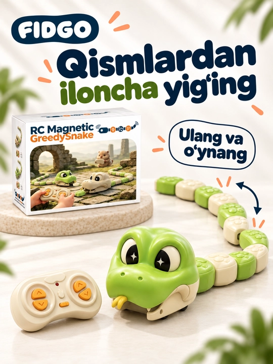 Magnitli iloncha FIDGO 537-401, pultli o‘yinchoq, chiroq va tovush, 3+