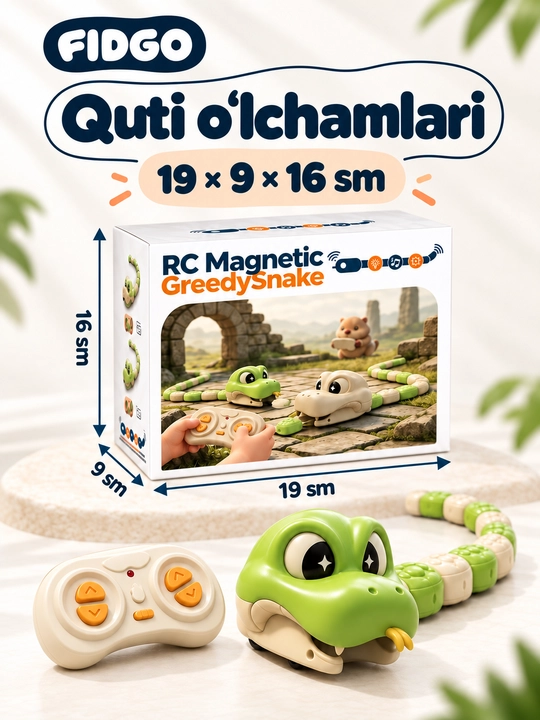 Magnitli iloncha FIDGO 537-401, pultli o‘yinchoq, chiroq va tovush, 3+