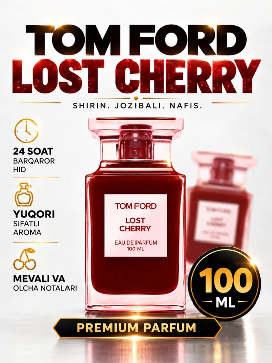 Tom Ford Lost Cherry парфюмерная вода для женщин и мужчин, Eau de Parfum (EDP), 100 мл - 