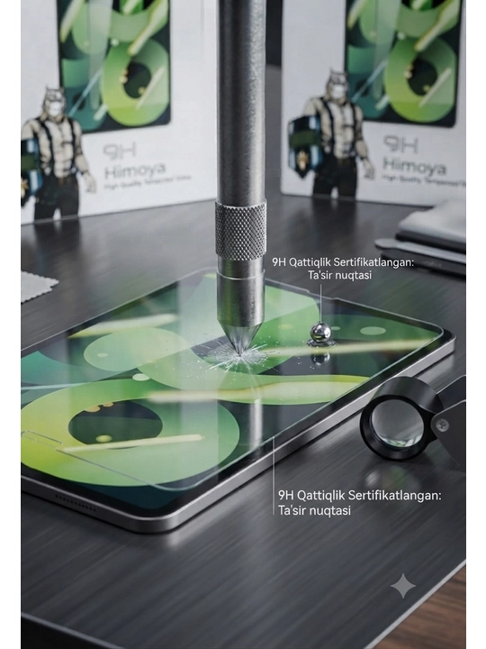 Redmi Pad Pro 5G uchun 9H himoya oynasi, shaffof, 0.3 mm, ekran uchun temperli shisha