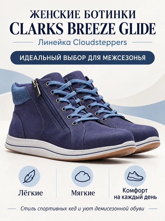 Clarks Breeze Glide ayollar boti - 