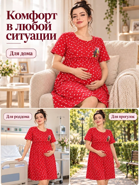 Платье для беременных и кормящих матерей, размер XB, застежка-молния спереди, XL,XXL,XXXL