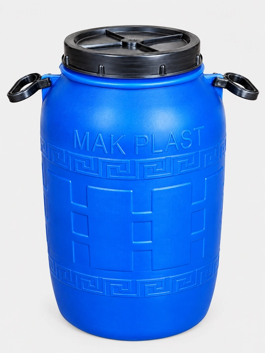 Plastik bochka MAK PLAST, suv saqlash idishi 22–120 litr, qopqoqli