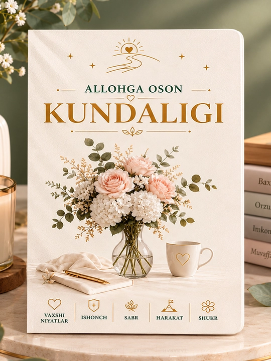 Дневник "Легко Аллаху," "Дневник благодарности," "Счастливая женщина," "Дневник развития"