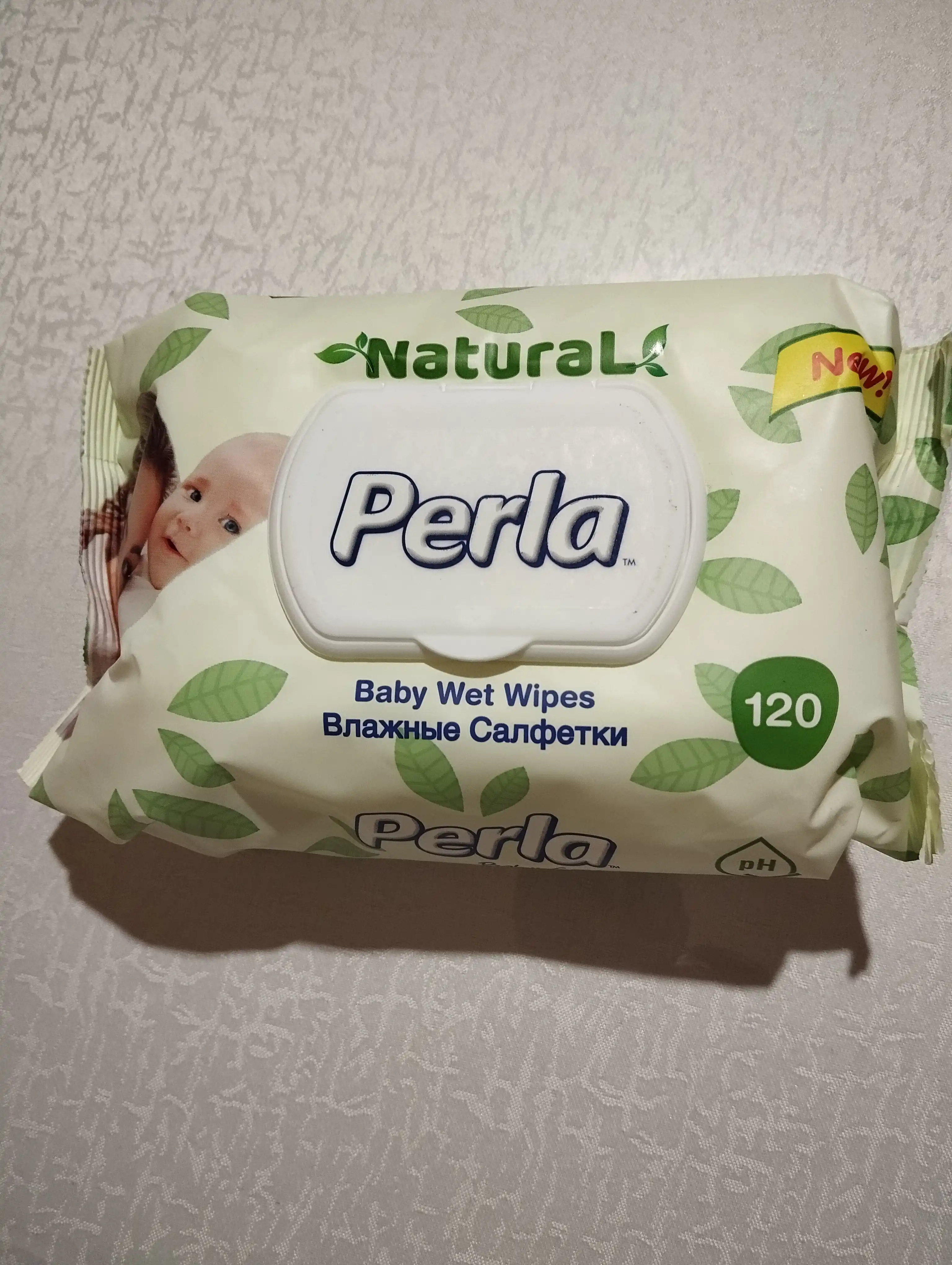 PERLA NATUREL nam salfetkalari 120 x 12