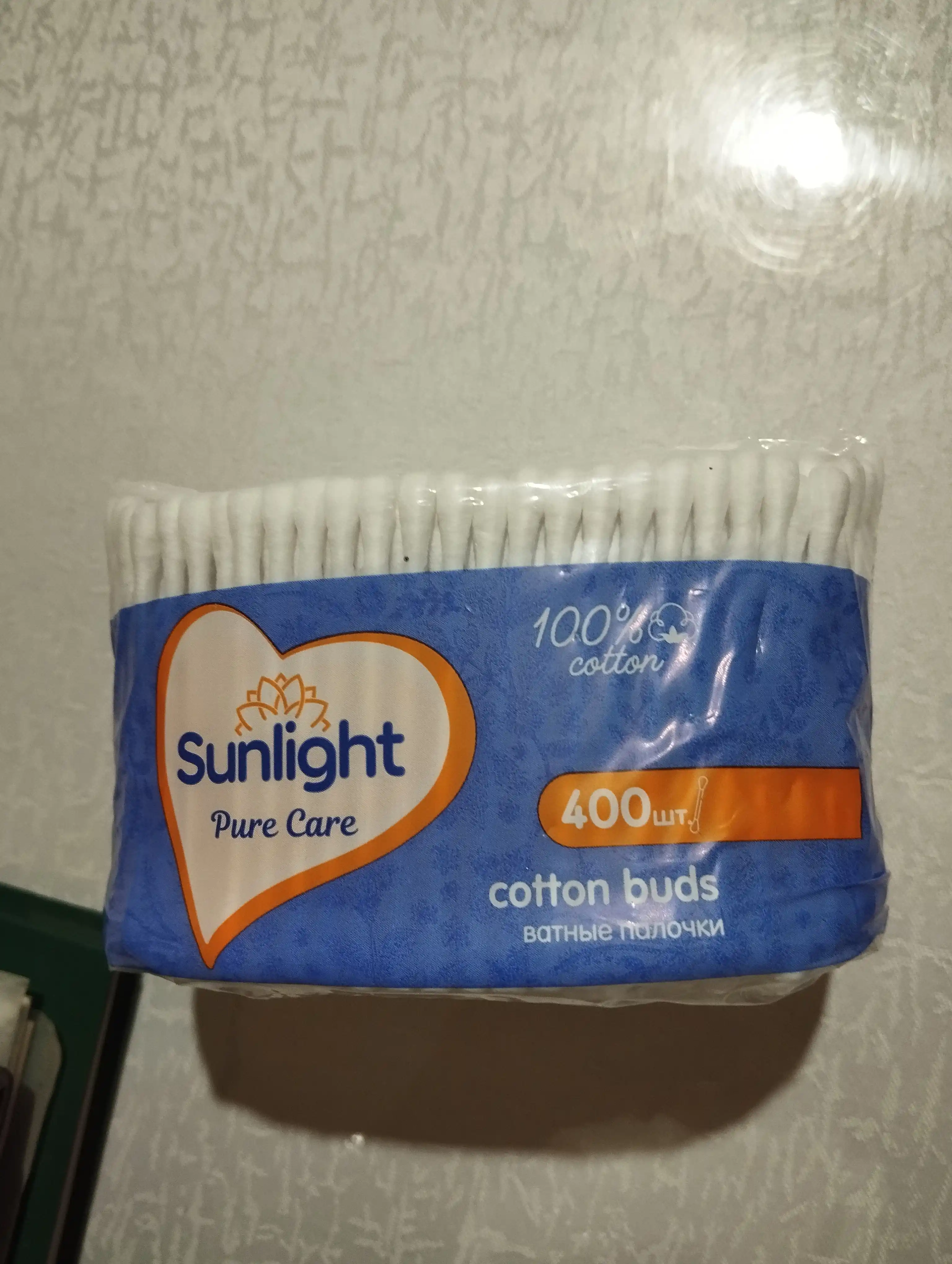 Paxta tayoqchalari Sunlight, 400 dona
