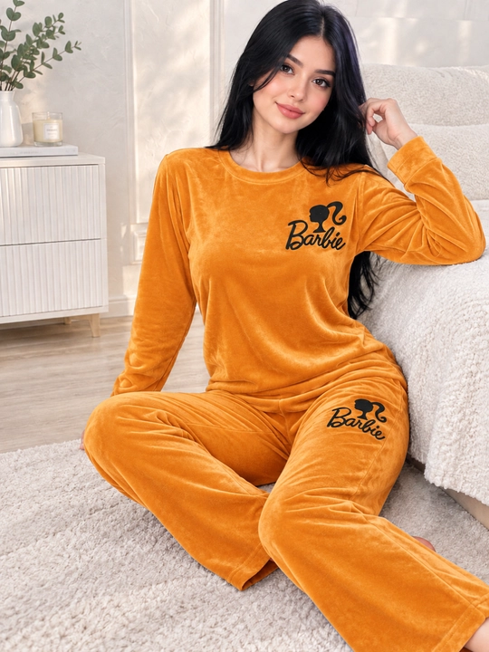 Женская велюровая одежда, домашний костюм из 2 предметов, размеры 44–50 - 
