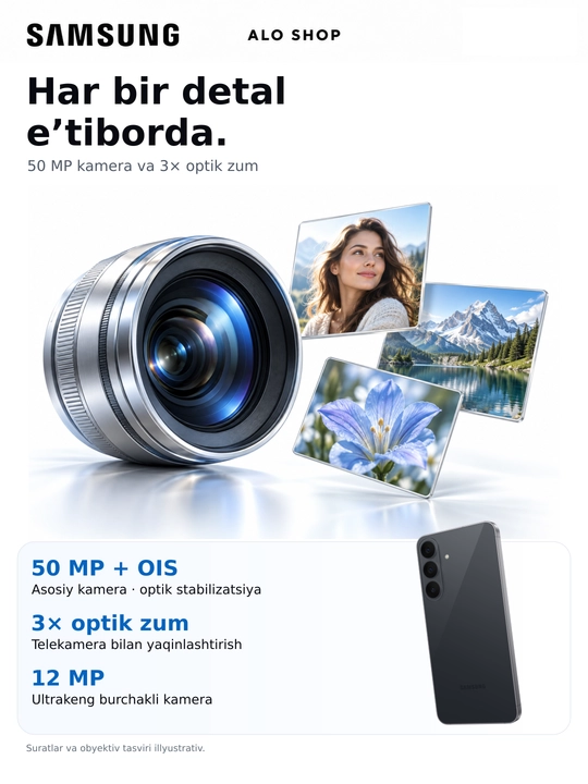 Smartfon Samsung Galaxy S26 FE 5G, 8/256 GB, 120 Hz AMOLED, Smart Watch SOVG‘A