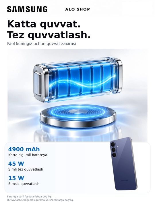 Smartfon Samsung Galaxy S26 FE 5G, 8/256 GB, 120 Hz AMOLED, Smart Watch SOVG‘A