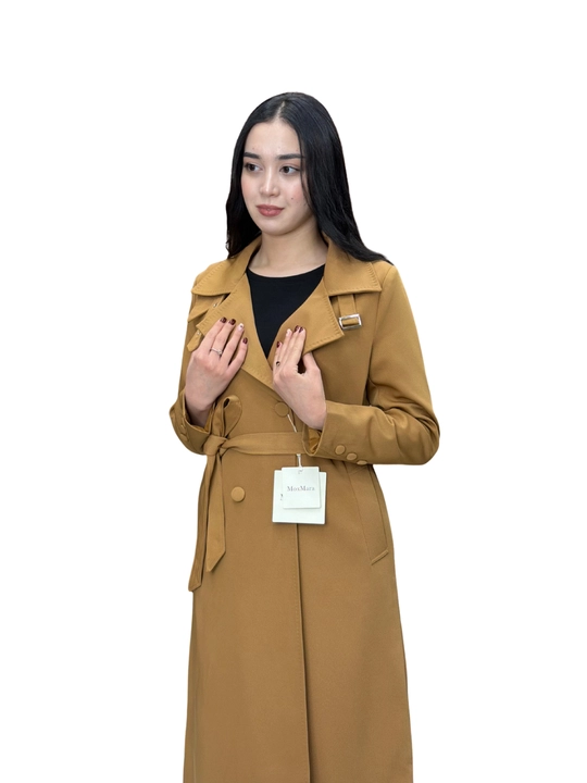 Zamonaviy ayollar trenchi, kuz va bahor uchun uzun plash, plash 120 sm