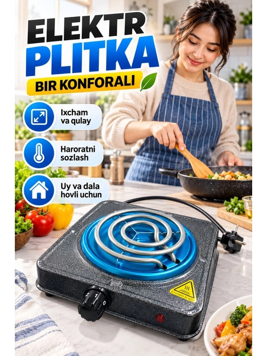 Ixcham va qulay elektr plita
