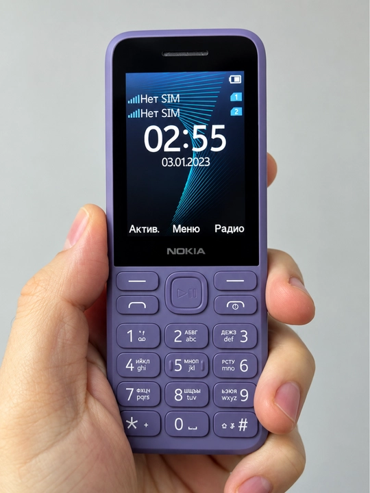 Nokia 130  компактный кнопочный телефон без камеры крупные клавиши, 1450 мАч, IMEI пройден