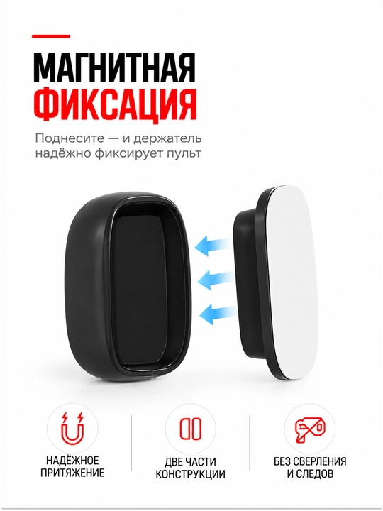 Pult uchun magnitli ushlagich, kichik qurilmalar uchun devorga o‘rnatiladigan tutqich