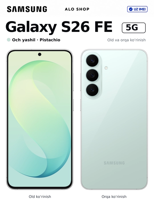 Smartfon Samsung Galaxy S26 FE 5G, 8/256 GB, 120 Hz AMOLED, Smart Watch SOVG‘A