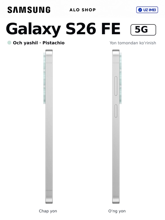 Smartfon Samsung Galaxy S26 FE 5G, 8/256 GB, 120 Hz AMOLED, Smart Watch SOVG‘A