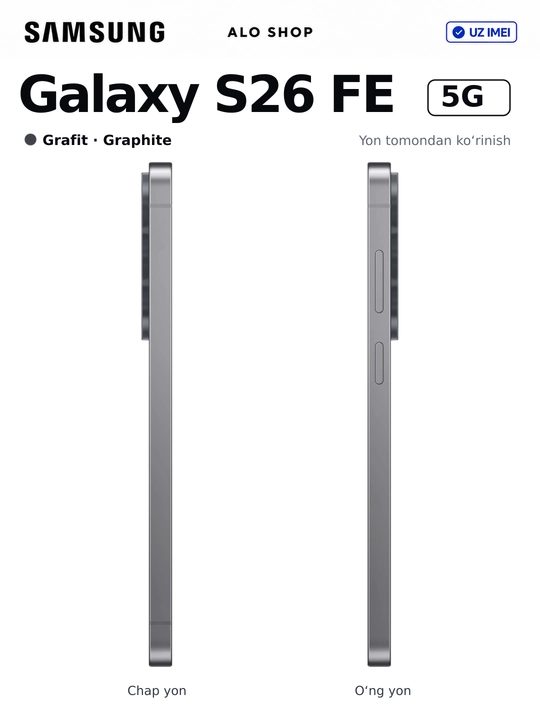 Smartfon Samsung Galaxy S26 FE 5G, 8/256 GB, 120 Hz AMOLED, Smart Watch SOVG‘A