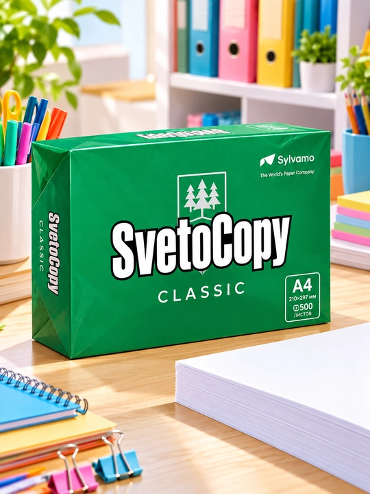 Офисная бумага Sylvamo SvetoCopy формата A4, для копирования и печати