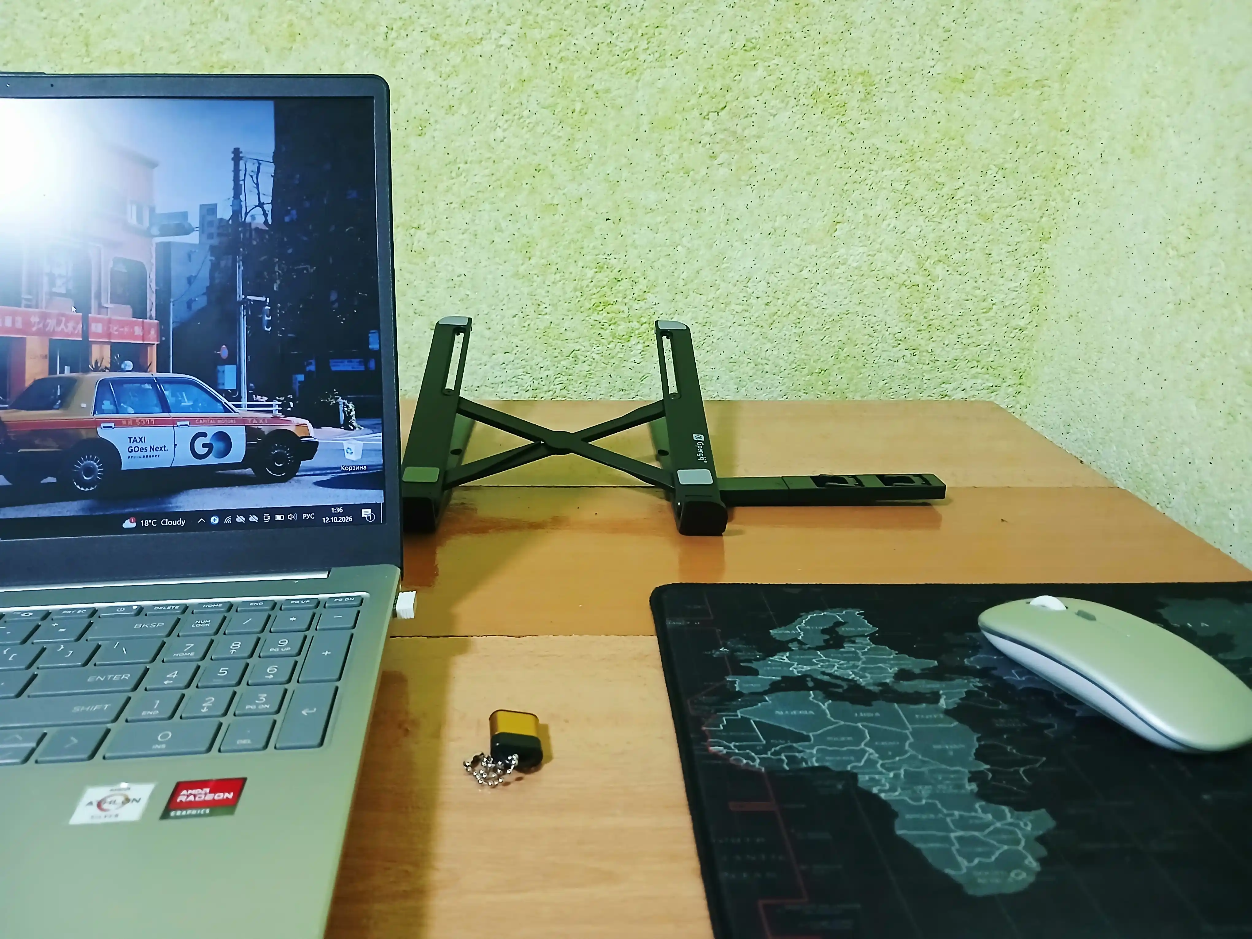 Kompyuter va noutbuk uchun shovqinsiz simsiz sichqoncha, RGB, Bluetooth