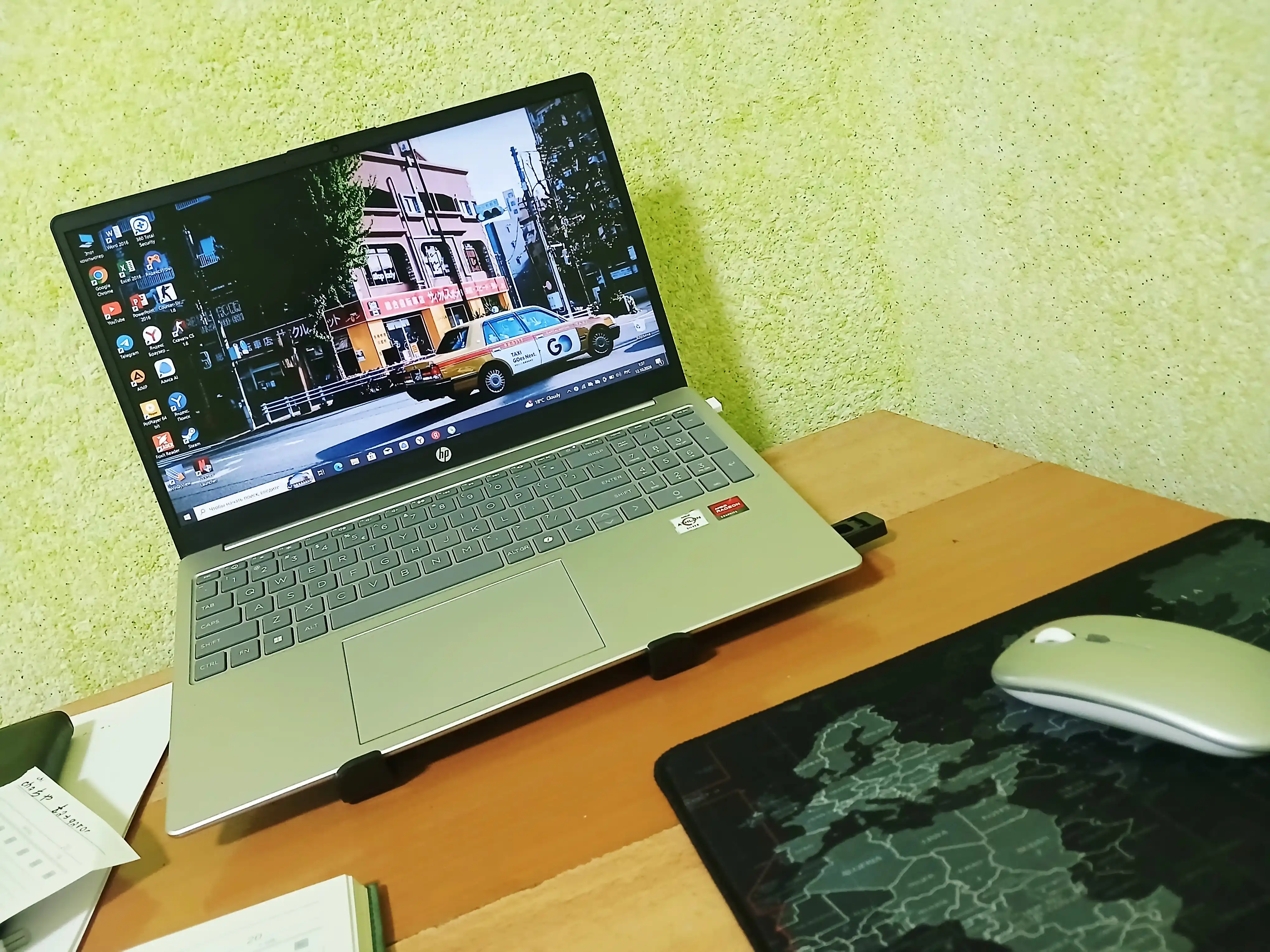 Kompyuter va noutbuk uchun shovqinsiz simsiz sichqoncha, RGB, Bluetooth