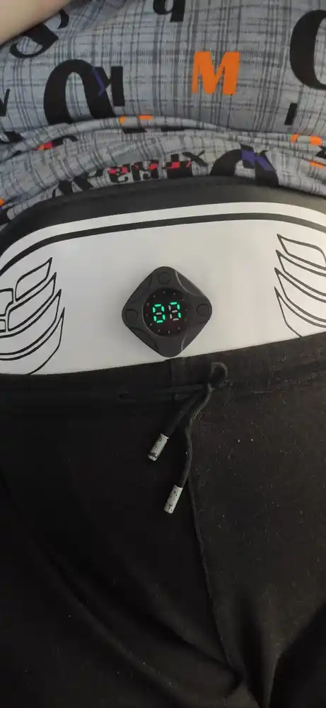 Qorin massajori EMS, press uchun miyostimulyator, ozdiruvchi elektr kamar