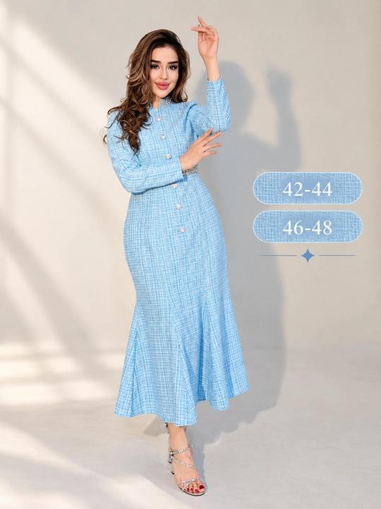 Женское длинное классическое платье нарядная модель для праздника и торжества 42-48 - 