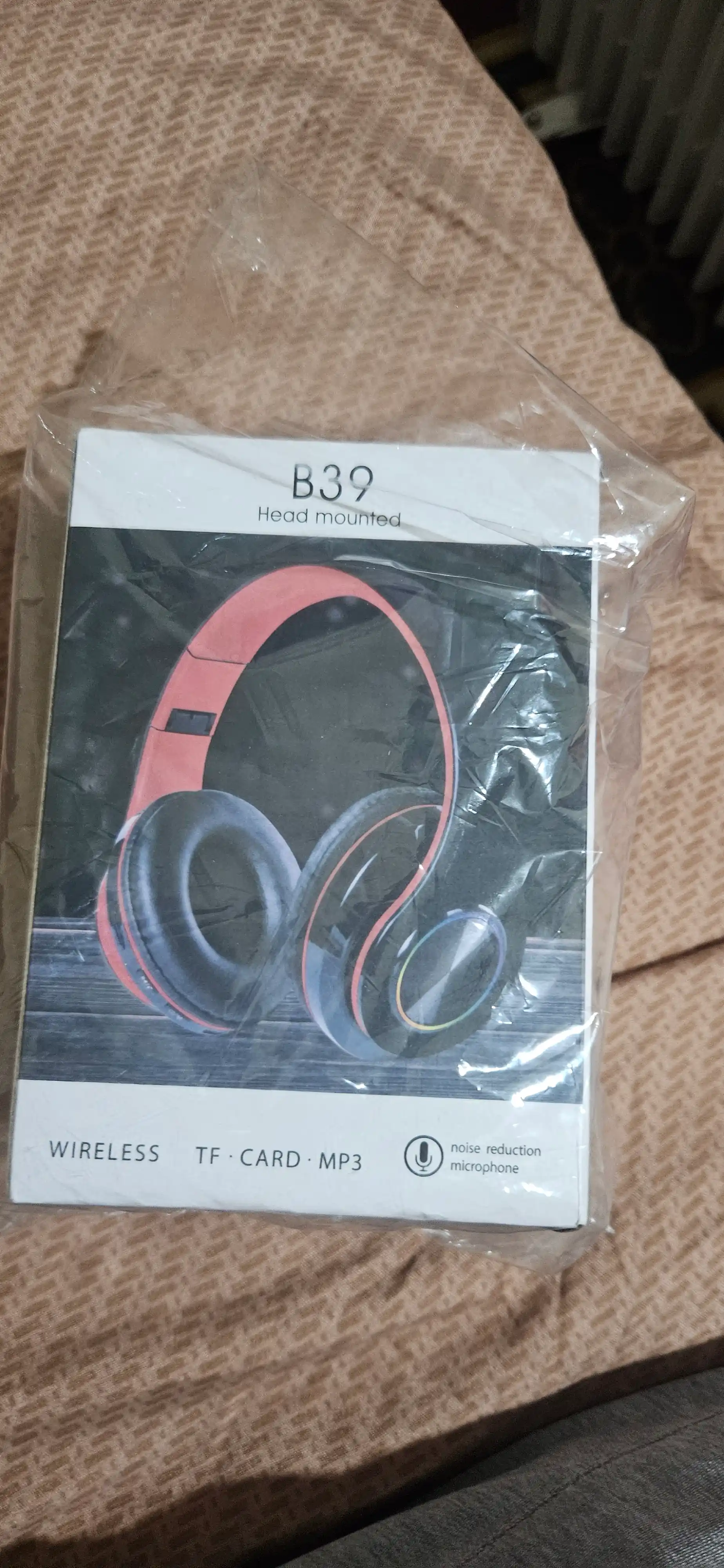 Беспроводные наушники с микрофоном, большие полноразмерные, Bluetooth