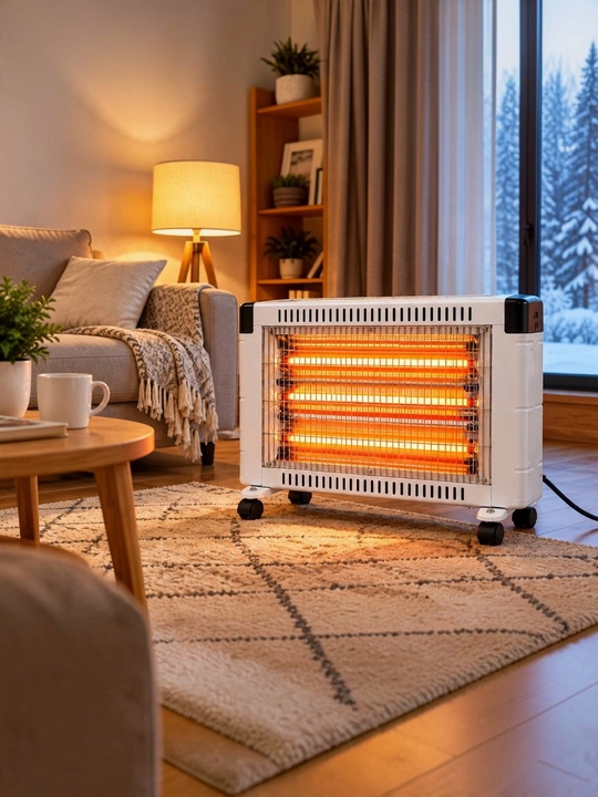 Uy uchun elektr isitgich, 4 spiralli - 