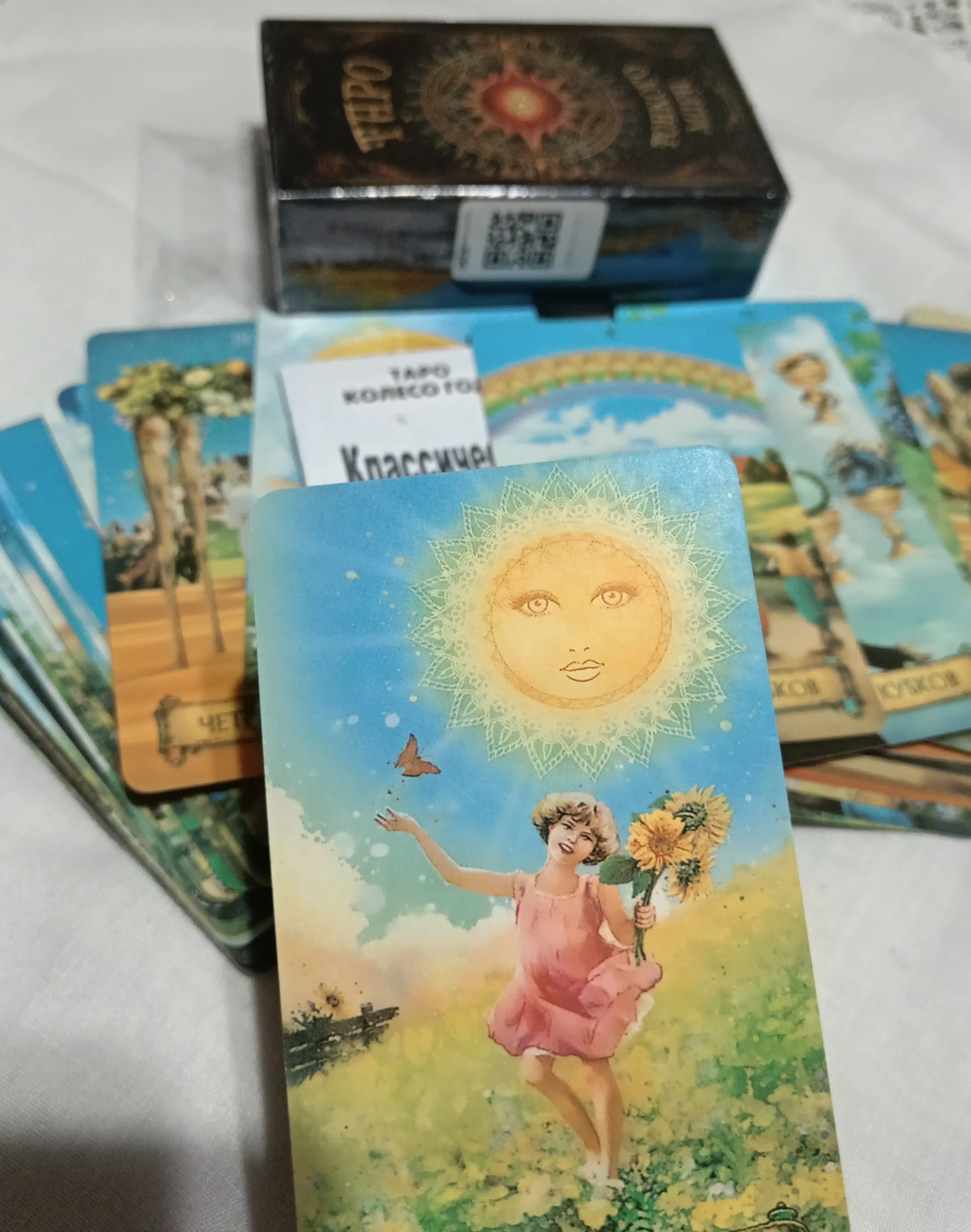 Таро колода карт предсказаний, обучения, для гадания, 78 арканов