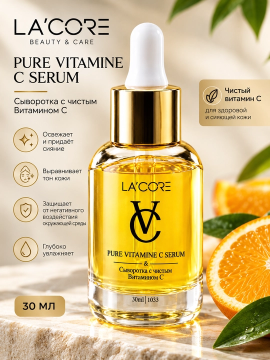 Сыворотка для лица Lacore Pure Vitamin C