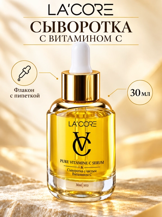 Сыворотка для лица Lacore Pure Vitamin C