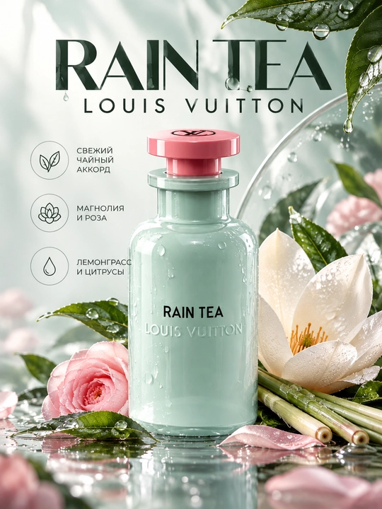 Louis Vuitton Rain Tea — uniseks atir suvi, 100 ml - 