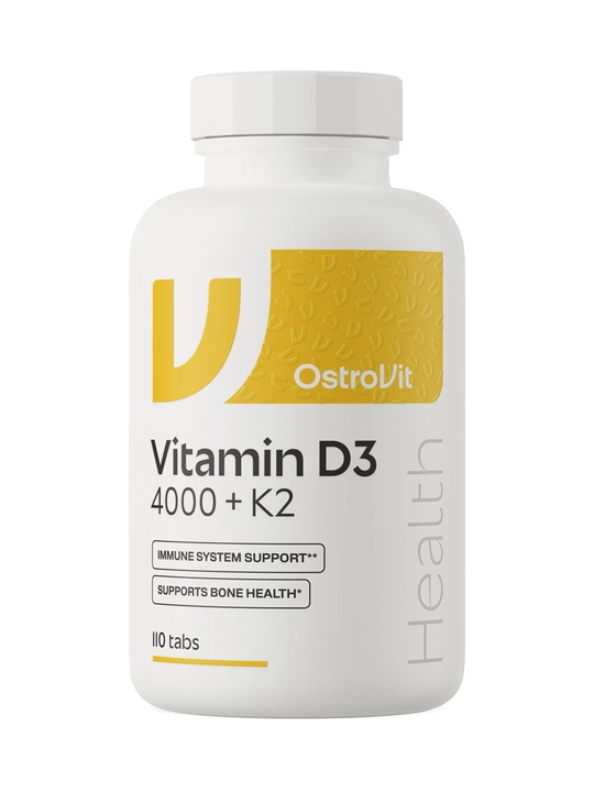 OstroVit Vitamin D3 + K2, D3 4000 ME, 110 tabletka