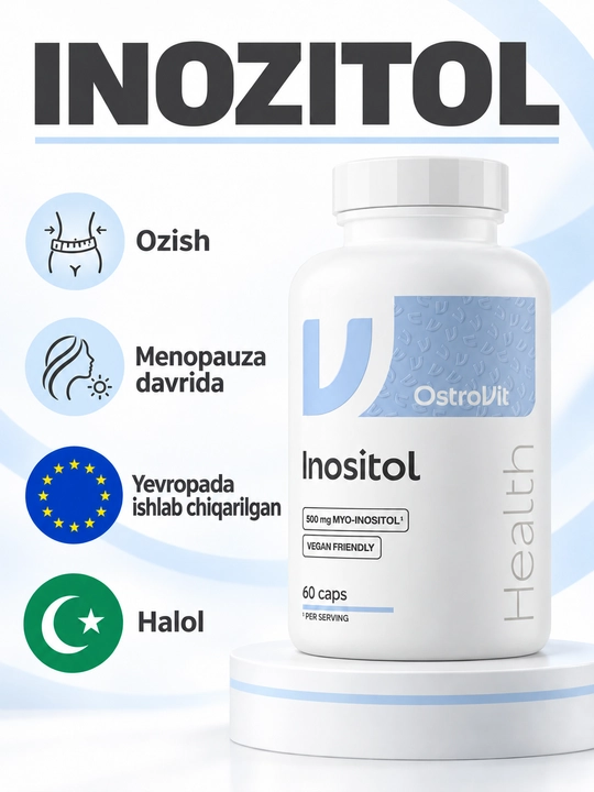 OstroVit Inozitol Mio-Inozitol, 60 tabletka - 