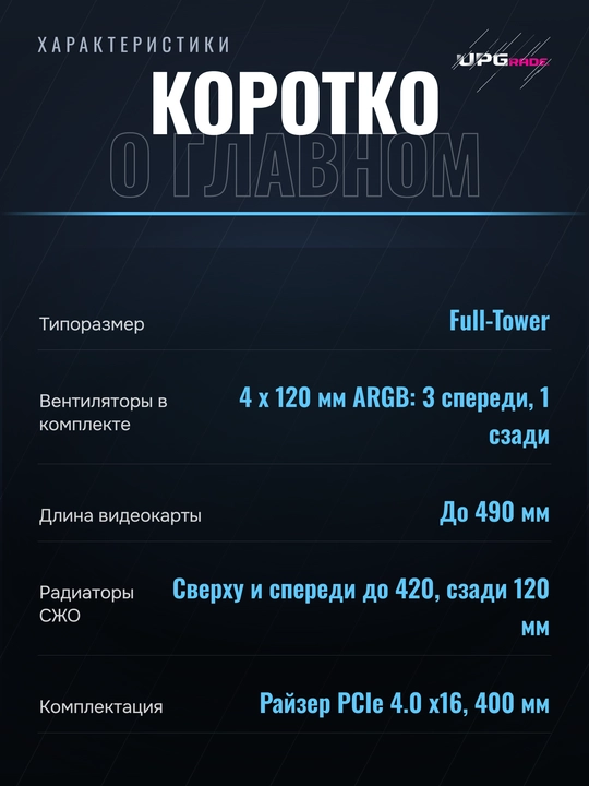 Корпус Cooler Master COSMOS INFINITY 30th Anniversary Full-Tower, E-ATX, 4 вентилятора