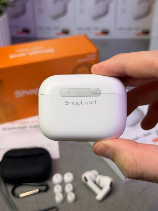 ShopLand Pro 3 ANC + ENC — simsiz premium quloqchinlar, mikrofonli iPhone va Android uchun