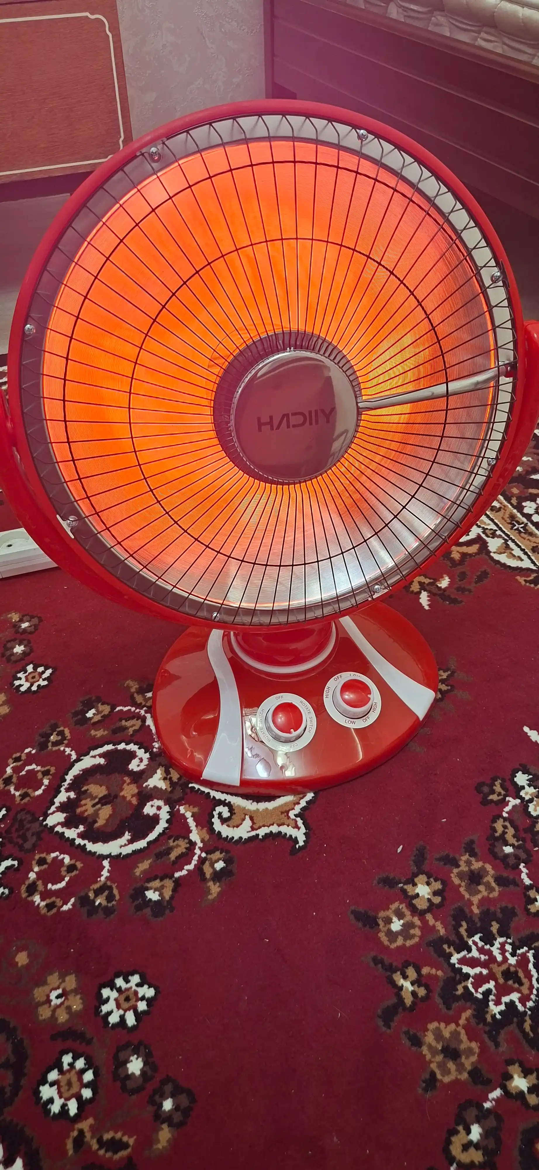 Elektr isitgich “quyosh” HADIIY 1500 Vt — 2 xil rejim, shovqinsiz, avtomatik-o'chish