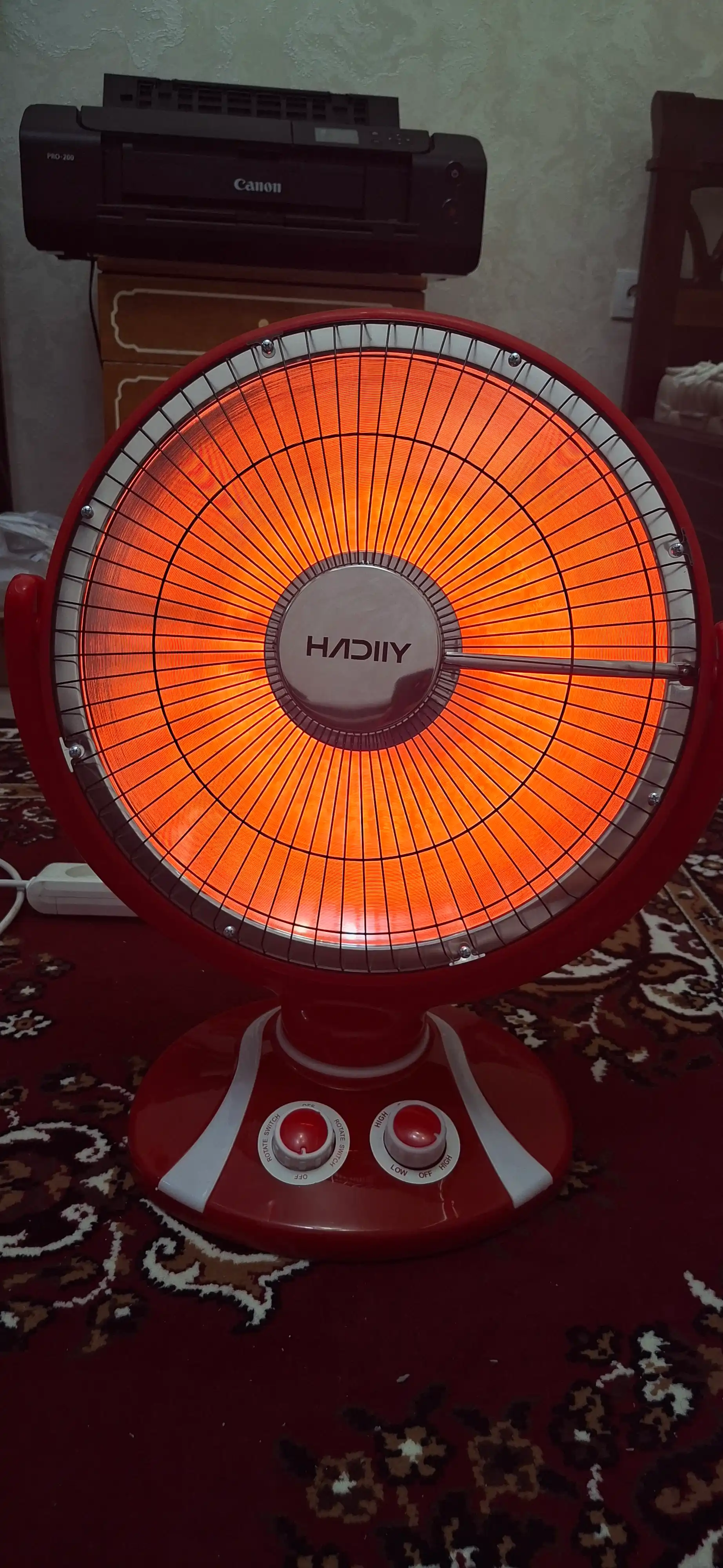 Elektr isitgich “quyosh” HADIIY 1500 Vt — 2 xil rejim, shovqinsiz, avtomatik-o'chish
