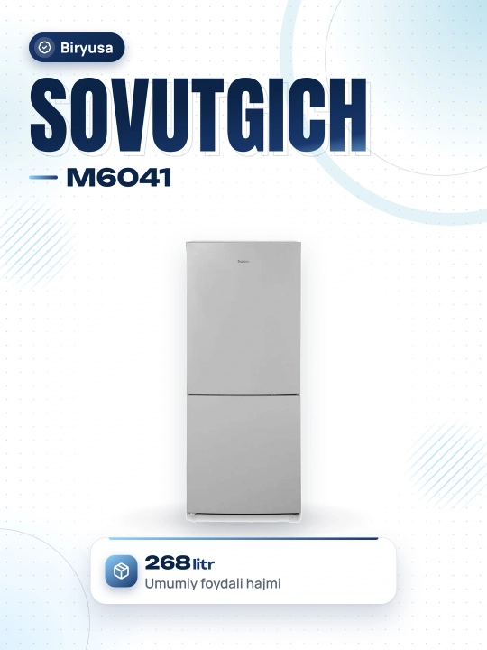 Sovutgich Biryusa M6041, 268 l - 