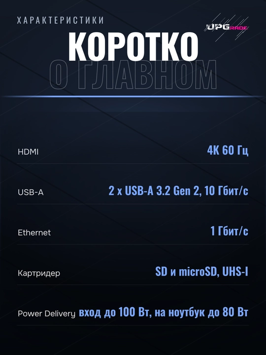 USB-C hab Satechi 7 in 1 Slim, HDMI 4K 60 Gts, Ethernet, SD, PD 100 Vt, kulrang