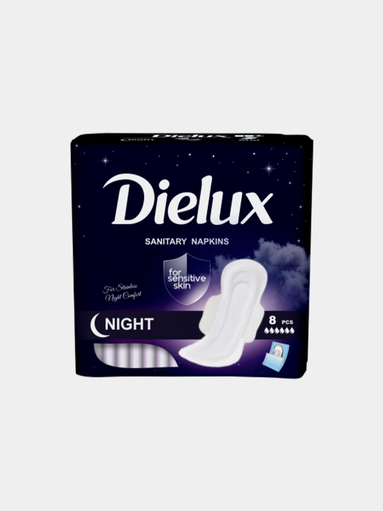 Прокладки DIELUX premium night ultra mini, 8 шт - 